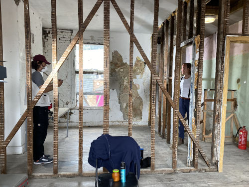 Alex Marcus behind the frame