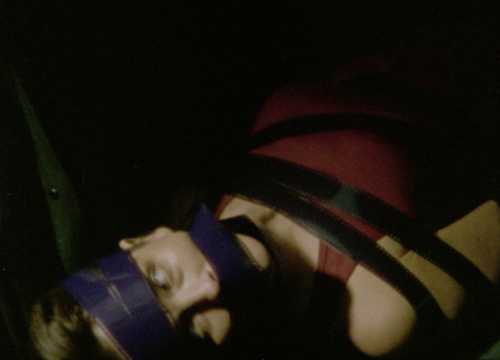 Mandy wrapped in film