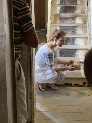 Elena Harding gold wool